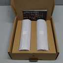 LARS NYSM Electric Salt and Pepper Grinder Set, USB Rechargeable, Automatic Salt and Pepper Mills, Spice Shakers Refillable with LED Light, Adjustable Coarseness, Ceramic Grinder (Taupe Brown)