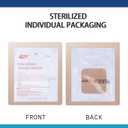 2"X2" 50 PCS Small Square Sterile Nude Island Dressing Bandage for Wound - Self-Adhesive Boarded Gauze Pads - Latex Free - Medical Grade (Nude, 2"X2" - 50PCS)