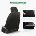 GIANT PANDA 2 Pcs Front 3D Air Mesh Car Seat Cover Custom Fit Ford F150 F250 F350 F450 SuperCrew/Crew Cab Pickup Trucks,Breathable Cooling Seat Protector with Composite Sponge Inside(Gray)