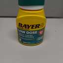 Bayer Aspirin Low Dose 81 mg, Enteric Coated Tablets, Doctor Recommended, Secondary Prevention of Cardiovascular Disease, 300 Safety Coated Tablets, Exp Date: 2027/01