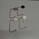 Christmas Stocking Holders for Mantle Set of 4, Non-Slip Mantel Stocking Hangers Hooks Christmas Silver Stocking Hangers for Fireplace Xmas Party Decoration (Silver)