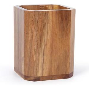 Kitchen Utensils Holder for Countertop: Wooden Utensil Crocks - Cooking Spoons Organizer