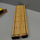 SpaceAid Bamboo Drawer Dividers with Inserts and Labels, Kitchen Adjustable Drawer Organizers, Expandable Organization for Home, Office, Dressers, 7 Dividers with 15 Inserts (17"-22" Natural)