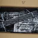 Ulif E1 Heavy Duty Closet Garment Rack, 6 Tiers Adjustable Metal Freestanding Expandable Clothing Storage with 4 Hanger Rods, Easy to Assemble Wardrobe, 71.4" H x (70" - 88.2") L x 14" D, Black