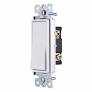 GE Paddle Rocker 3 Way Switch - Replacement for Light & Fan Switches, Grounding, UL Listed White 18233 and Drywall Screws