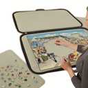Jumbo, Puzzle Mates, Portapuzzle Deluxe - Standard 1,000 Piece Jigsaw Storage Board Case, Jigsaw Puzzle Accessories, 500-1000 Piece Puzzle Storage