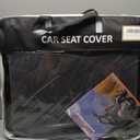 AOOG Leather Car Seat Covers Universal fit Most Sedans SUV Trucks (Front seat, Black)