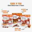 Good n Fun Triple Flavor Twists for All Dogs, 70 Count, Treat Your Dog to Long-Lasting Chews Made with Beef Hide, Pork Hide and Chicken (EXP 04/29/26)