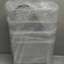 PRAKI Cereal Containers Storage Set (4L,135.2 Oz), 8PCS Airtight Food Storage Containers with Lids for Kitchen & Pantry Organizers and Storage, Cereal Dispensers with 20 labels, Measuring Cup & Marker