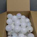 Hoolerry 26 Pcs White Christmas Tree Ornament White Christmas Ball Hanging Decor 30 for Xmas Wonderland Wedding Holiday Party Decoration