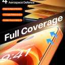 TORRAS Unbreakable for iPhone 17 Pro Screen Protector, 9H+ Military-Grade,12 FT Shatterproof, Aerospace Tempered Glass 2 Pack - Full Coverage, Anti-Scratch, Bubble-Free, Easy Installation,6.3 inch