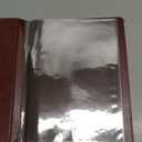 Premium Vegan Leather Menu Cover 8.5 x 11, 4 Page 8 View Menu Folder with Clear Sleeves, Restaurant Menu Holder, Portfolio Binder, Sheet Music Folder, Hotel & Guesthouse Presentation Book