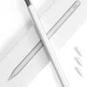 Pencil USB-C for Apple iPad 2018-2026: Slide-Switch, Hidden-Port Stylus with Tilt Sensitivity & Palm Rejection, Pen for iPad 6-11th, Mini 5-7th, Air 3-5th/M2/M3, Pro 11"/12.9"/13"(M4/M5), White