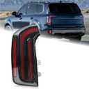 LED Type Tail Light Rear Lamp Assembly Compatible with 2023-2025 Kia Telluride EX/SX/X-Line/X-Pro Models Left Driver Side 92401-S9600 KI2804170