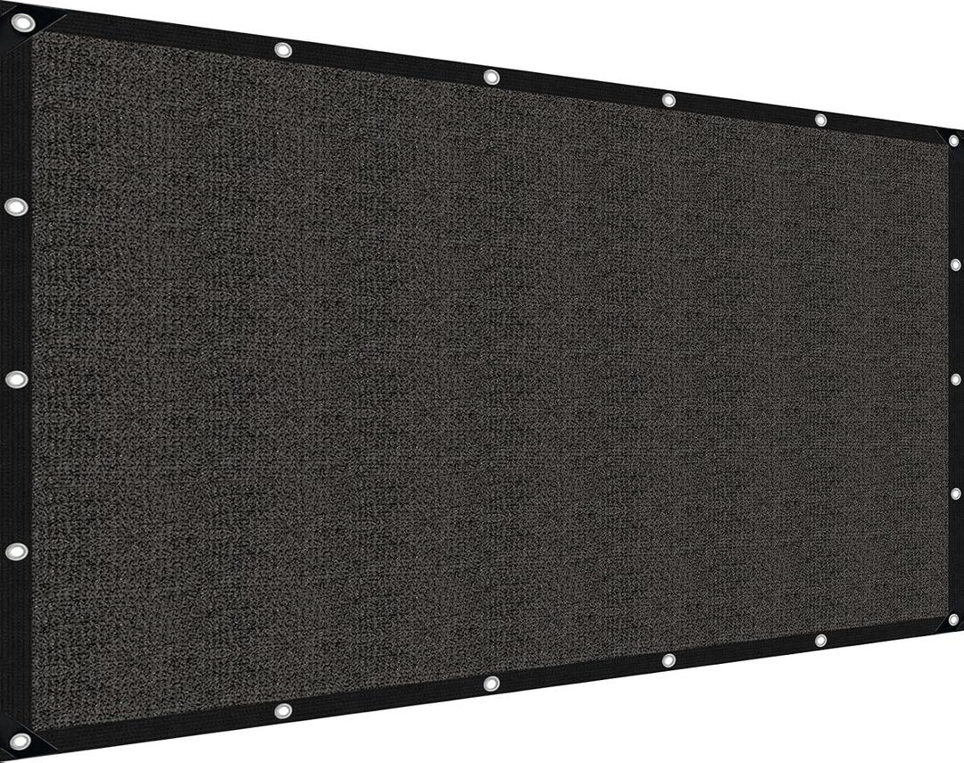 40% Black Shade Cloth for Plant, 6×8FT Durable HDPE Mesh with Grommets, Sun Protected Garden Shade Netting for Greenhouse, Garden, Patio, Pergola, Chicken Coop