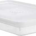 Araven Airtight Container, Food Pan with Lid for Storage in Kitchen and Restaurant, 8.5 Qt, 1 Count, Clear