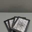 Egofine 5x7 Picture Frames Set of 4, Made of Solid Wood Covered by Plexiglass 3.5x5 and 4x6 with Mat or 5x7 without Mat, for Table Top Display and Wall Mounting Photo Frame Black