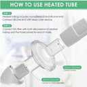 Universal CPAP Inline Filter, CPAP Air Filter for ResMed AirSense 11/AirSense 10/Philips Respironics DreamStation 2, Hose Filter for CPAP Supplies, BIPAP Supplies (4)
