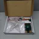 Santa Express Rotating Christmas Tree Topper Animated Santa's Christmas Reindeer's with Banner, LED Lighted 3D Pentagram Tree Topper for Xmas Decorations