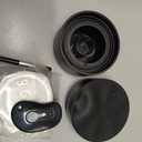 Nessus Reusable Pod Kit for Nespresso Pods Vertuo, Reuse Old Coffee Pods for Nespresso Vertuo: 100 Pcs Aluminum Foil Seal Lid, Holder, Brush, Refillable Vertuo Plus Next Capsule Machine(No Pods Come)