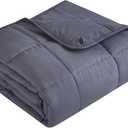 Weighted Blanket for Adults, Heavy Bed Throw Blanket with Cooling Glass Beads for All Season, size 7x7ft