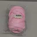 Arm Knitting Yarn for Chunky Yarn Giant Tubular Crochet Making Blanket DIY,Hand Knitting Braided Knot Throw Washable Tube Bulky for Weave Craft Crochet (Pink, 0.55lb)