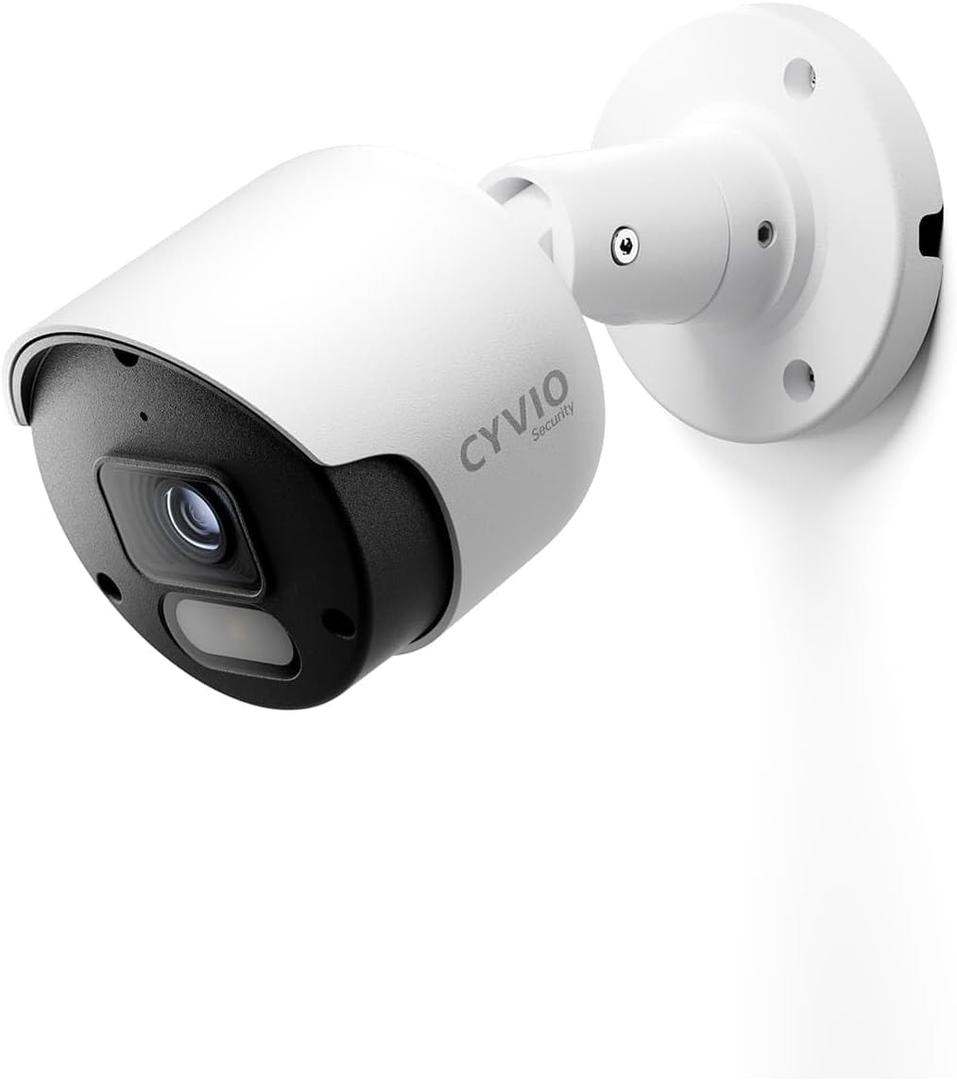 4K PoE Security Camera, Add-On IP Bullet Camera Outdoor Indoor Surveillance for home, 130 FOV 2.8mm Lens, Human/Vehicle Detection, IP67 Waterproof, Compatible with N2834, N2834 Lite, N2834D Only