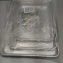 Nordic Ware Naturals 3 Piece Set - USA Made Aluminum Commercial Quality Sheet Pan for Baking or Roasting, Encapsulated Galvanized Steel Rim Prevents Warping; Half Sheet, Jelly Roll and Quarter Sheet (Bakers Delight Set, 1-Pack)