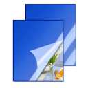 2 Pcs 12 x16 Inch Blue Acrylic Mirror Sheet, 1/8 Inch Thick Opaque Glossy Mirror, Plexiglass Mirror Sheets with Protective Film, Rigid Mirror Sheets for Sawing, DIY, Laser Cutting and Engraving