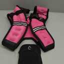 FUFF Weighted Vest Woman, 5/10/12/15/20/25/30 LB Womens Weight Vest for Walking, Strength Training Weight Vests for Female Men, Reflective Stripe Body Vest for Workout Running Jogging Fitness (Pink)