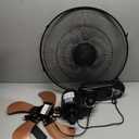 18in Wall Mount Fan with Remote Control Wall Mounted Oscillating Fan with 3 Speed Settings Adjustable Tilt and Timing for Bedroom 16in Metal Fans Blade