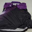 ZITY Mens Golf Shirt Short Sleeve Sport Moisture Wicking Performance Print Golf Polo Shirts for Men Collared Casual T-Shirt (Large, Deep Purple)