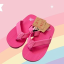 Zeroxposur Kid's Flip-Flops, Outdoor Footwear, Hot Pink, Kids Size 1/2