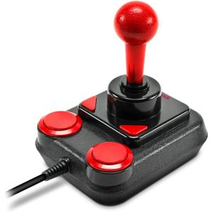 SPEEDLINK SL-650212-BKRD Competition PRO EXTRA USB Joystick - Anniversary Edition, Retro-Arcade-Stick, schwarz-rot
