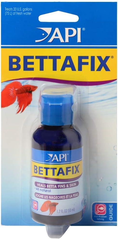 API BETTAFIX Antibacterial & Antifungal Betta Fish Infection and Fungus Remedy 1.7-Ounce Bottle (1.7 Fl Oz (Pack of 1))