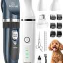oneisall Dog Clippers and Paw Trimmer Kit 2 in 1 Low Noise Cordless Dog Clippers for Grooming Pet Hair Trimmers for Small and Large Dogs Cats Animals