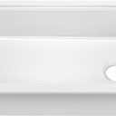 KRAUS Turino 33-inch Fireclay Workstation Drop-In/Undermount Single Bowl Kitchen Sink in Gloss White, KFDW1-33GWH