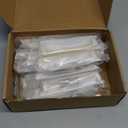 JOY DECOR 20 Pack 7-3/8 Inch Cabinet Pulls Kitchen Cabinet Handles with 5 Inch Hole Center Brushed Brass Cabinet Hardware Stainless Steel Kitchen Drawer Pulls for Cabinets Cupboard, 128mm Hole Centers