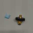 GASPRO Propane Tank Gas Fitting for Regulator and Hose, POL x 1/4" Male NPT, Excess Flow, Solid Brass