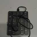 havit Bluetooth Number Pad Wireless Numeric Keypad Numpad 26 Keys Portable Mini Financial Accounting Rechargeable Numeric Pad for Windows Laptop Desktop, PC, Notebook (Black)