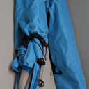 AKSOUL Folding Beach Chair for Adults: Low/High Back Chairs with Carry Bag - Extra Wide Seat Chair with Comfortable Pillow & Storage Pocket (1 Pack & 2 Pack, Blue)