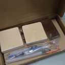 Mini Watercolor Paint Set, Travel Paint kit, Pocket Watercolor Set with Paint, Brush, Sketchbook & Copper Clip, Watercolor Travel Kit for Beginners, Artists & Painting Enthusiasts