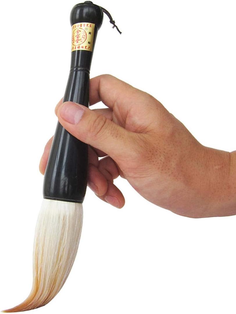 Excellent Chinese Writing Brush for Professional Calligrapy & Painting, High End Large Chinese Calligraphy Sumi Drawing Watercolor Kanji Brush