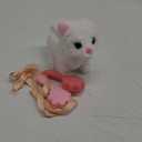 Tagitary Plush Toys Electronic Toy Cat That Walking and Meowing,Tail Wagging Interactive Toy Cat for Kids with Leash,Easter Christmas Birthday Gift for Toddlers Kids