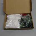 30 Pcs Velvet Ribbon Bows 5" x 4" Pre Tied Christmas Velvet Bows with Twist Tie for Gift Packaging Christmas Tree Wreaths Door Windows Wedding Party Decoration(Xmas Colors)