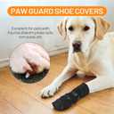 Dog Recovery Boot for Injured Paws - Breathable Dog Shoes with Non-Slip Sole & Self-Adhesive Strap, Dog Bootie to Protect Wounds from Licking, Dirt, and Infection - for Small to Medium Dogs