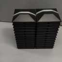 Goovilla 4x4 Post Caps Black(Actual 3.5" x 3.5"), 24 Pack Fence Post Caps with 48 Screws and Easy Installation, Sturdy Waterproof Plastic Deck Post Caps with Frosted Finishing Touch, Protect Wood Post