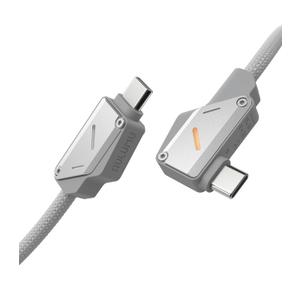Aulumu M07 240W USB-C to USB-C Cable | USB 3.1 Gen2 10Gbps | 4K@60Hz Video Output Fast Charging | Compatible with iPhone 17/16/15 Pro Max, NVMe SSD, Galaxy S25/S24/S23 Ultra, MacBook Pro - Gray 3.9FT