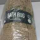LOCHAS Luxury Bathroom Rug Shaggy Bath Mat 24 x 60 Inch, Washable Non Slip Bath Rugs for Bathroom Shower, Soft Plush Chenille Absorbent Carpets Mats, Tan