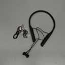 Around the neck headphone, the new Bluetooth 5.4 playtime up to 100 hours LED battery display, with microphone neckband bluetooth headphones, neck headphones semi-in-ear noise cancelling IPX7 (Black)